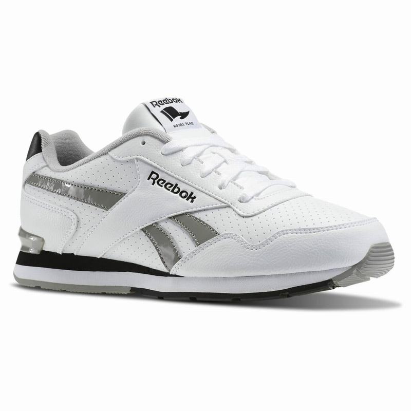 Reebok Royal Glide S Clip Tenisky Panske - Biele/Siva FR5520OT